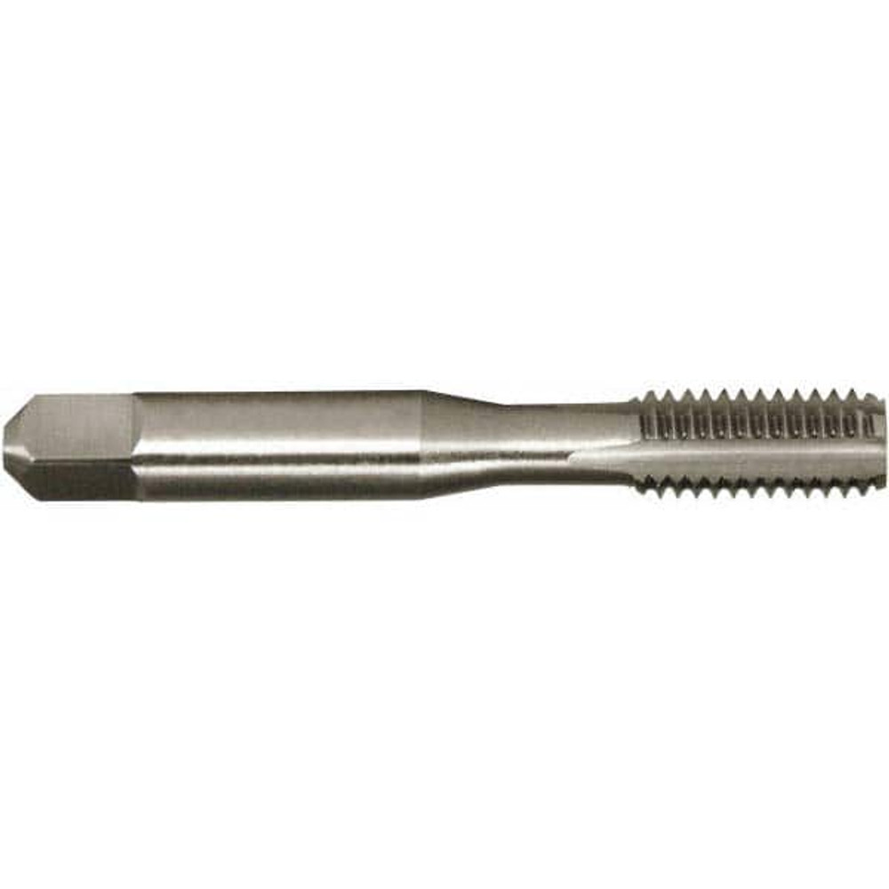 Greenfield Threading 326533 Straight Flute Tap: 3/8-16 UNC, 3 Flutes, Bottoming, 2/3B Class of Fit, High Speed Steel, Bright/Uncoated