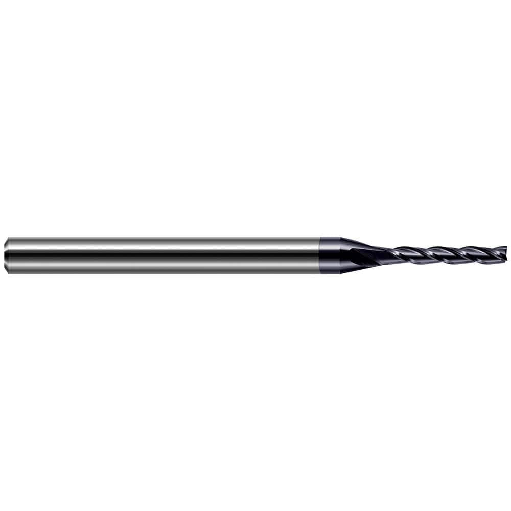 Harvey Tool 834216-C3 Square End Mill: 1/4'' Dia, 1-1/4'' LOC, 1/4'' Shank Dia, 4'' OAL, 4 Flutes, Solid Carbide