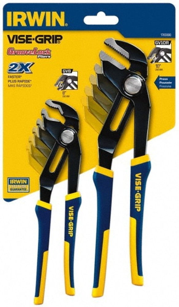 Irwin 1802533 Plier Set: 2 Pc, Groove Joint Pliers