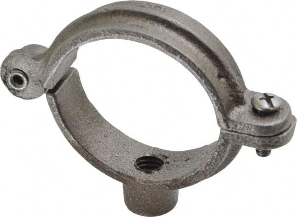 Empire 41HB0150 Split Ring Hanger: 1-1/2" Pipe, 3/8" Rod, Malleable Iron