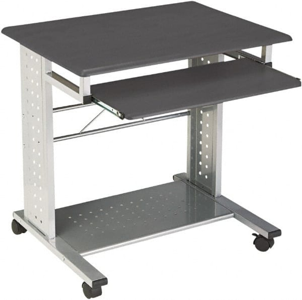 Mayline MLN945ANT Audio-Visual Equipment Carts; Cart Style: Open ; Number Of Shelves: 1 ; Shelf Material: Steel ; Shelf Adjustability: No ; Assembled: No ; Color: Anthracite