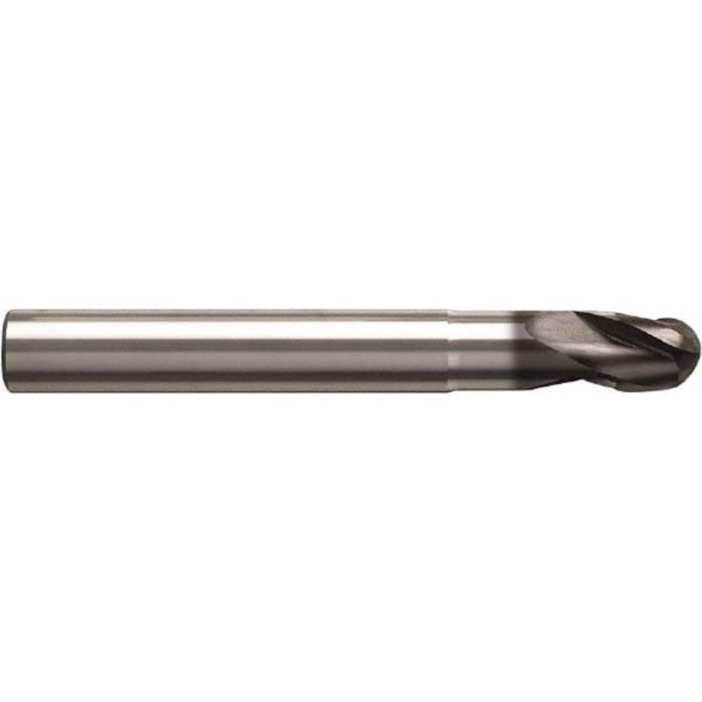 Seco 02928329 Ball End Mill: 0.315" Dia, 0.315" LOC, 3 Flute, Solid Carbide