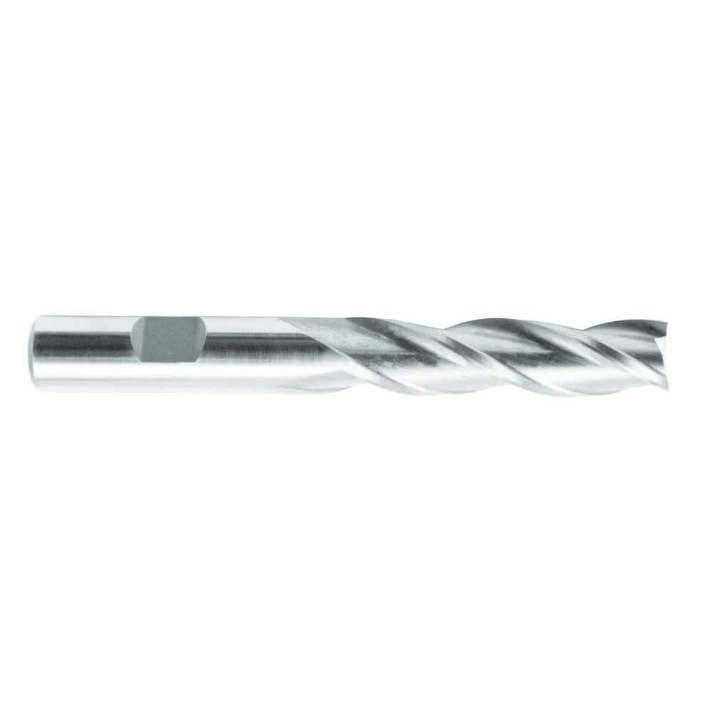 Melin Tool 12052 Square End Mill: 17/32" Dia, 1-3/8" LOC, 3 Flutes, Cobalt