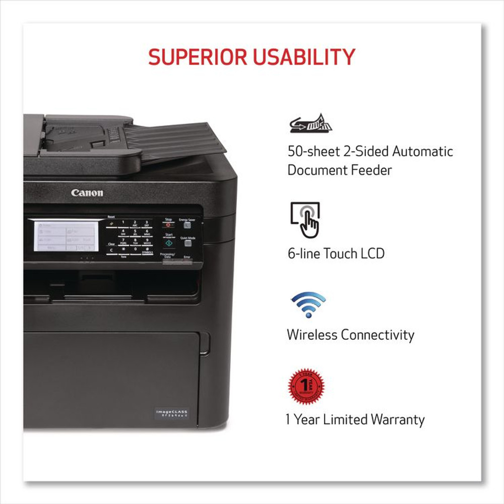 INNOVERA Canon® 5938C005 imageCLASS MF269dw II Wireless Multifunction Laser Printer, Copy/Fax/Print/Scan