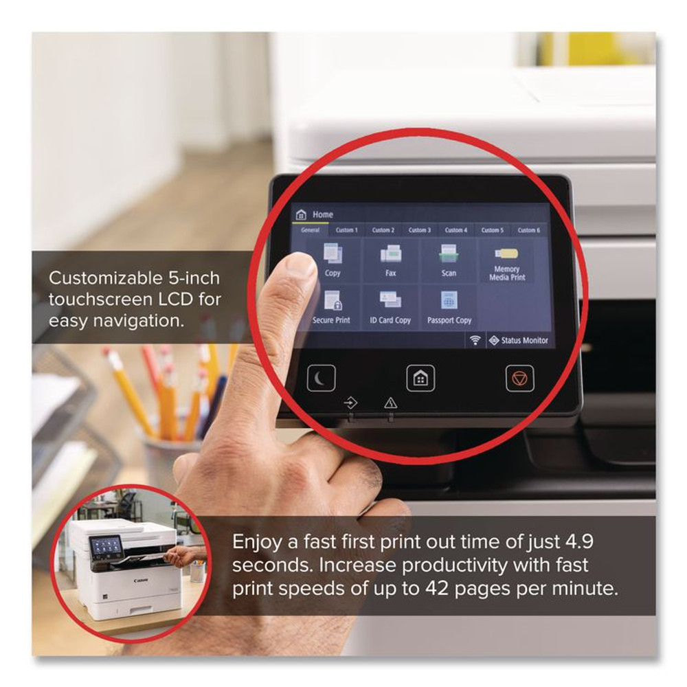 INNOVERA Canon® 5951C005 imageCLASS MF465dw Wireless Multifunction Laser Printer, Copy/Fax/Print/Scan