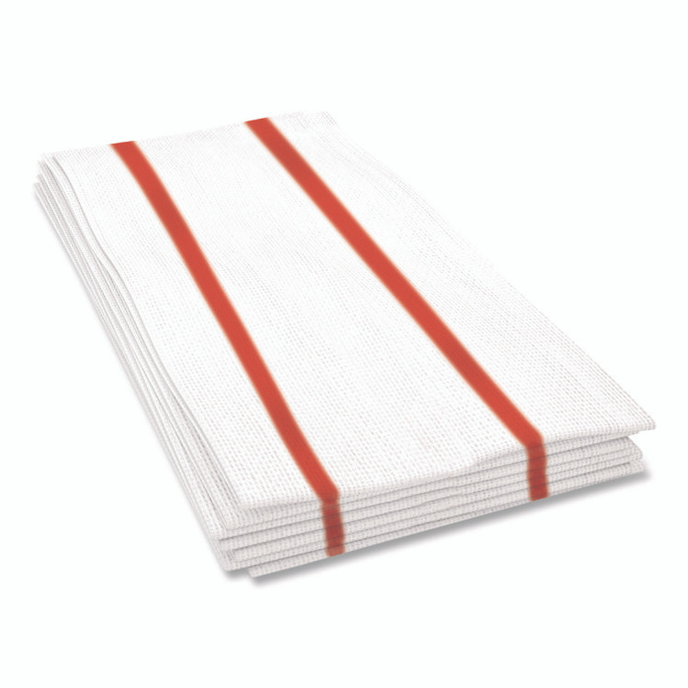 CASCADES TISSUE GROUP PRO W921 Tuff-Job S900 Antimicrobial Foodservice Towels, 12 x 24, White/Red, 150/Carton
