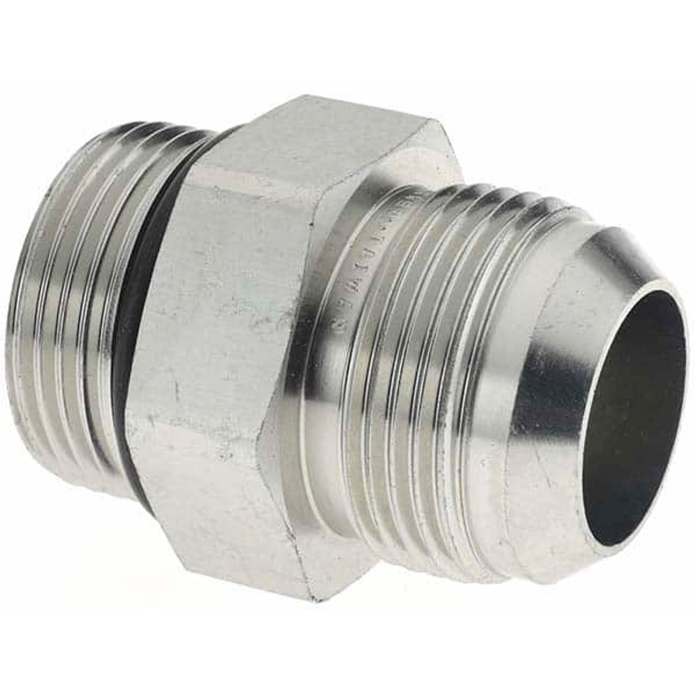 Parker KP73596 Steel Flared Tube Connector: 1" Tube OD, 1-5/16-12 Thread, 37 ° Flared Angle