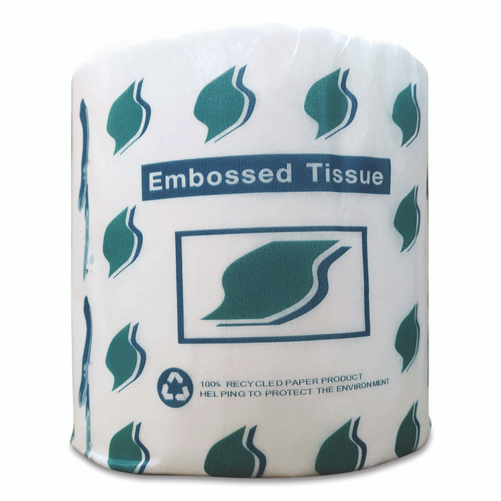 GEN 1000-1PLY Small Roll Bath Tissue, Septic Safe, 1-Ply, White, 1,000 Sheets/Roll, 96 Rolls/Carton