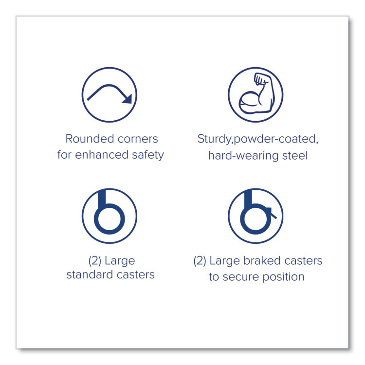 GRATNELLS USA, LLC SSET054409 Callero Plus Double Column Trolley Set 05, Metal, 1 Shelf, 16 F1 Shallow Bins, 27.4" x 17.3" x 41.5", Silver/Flame Red