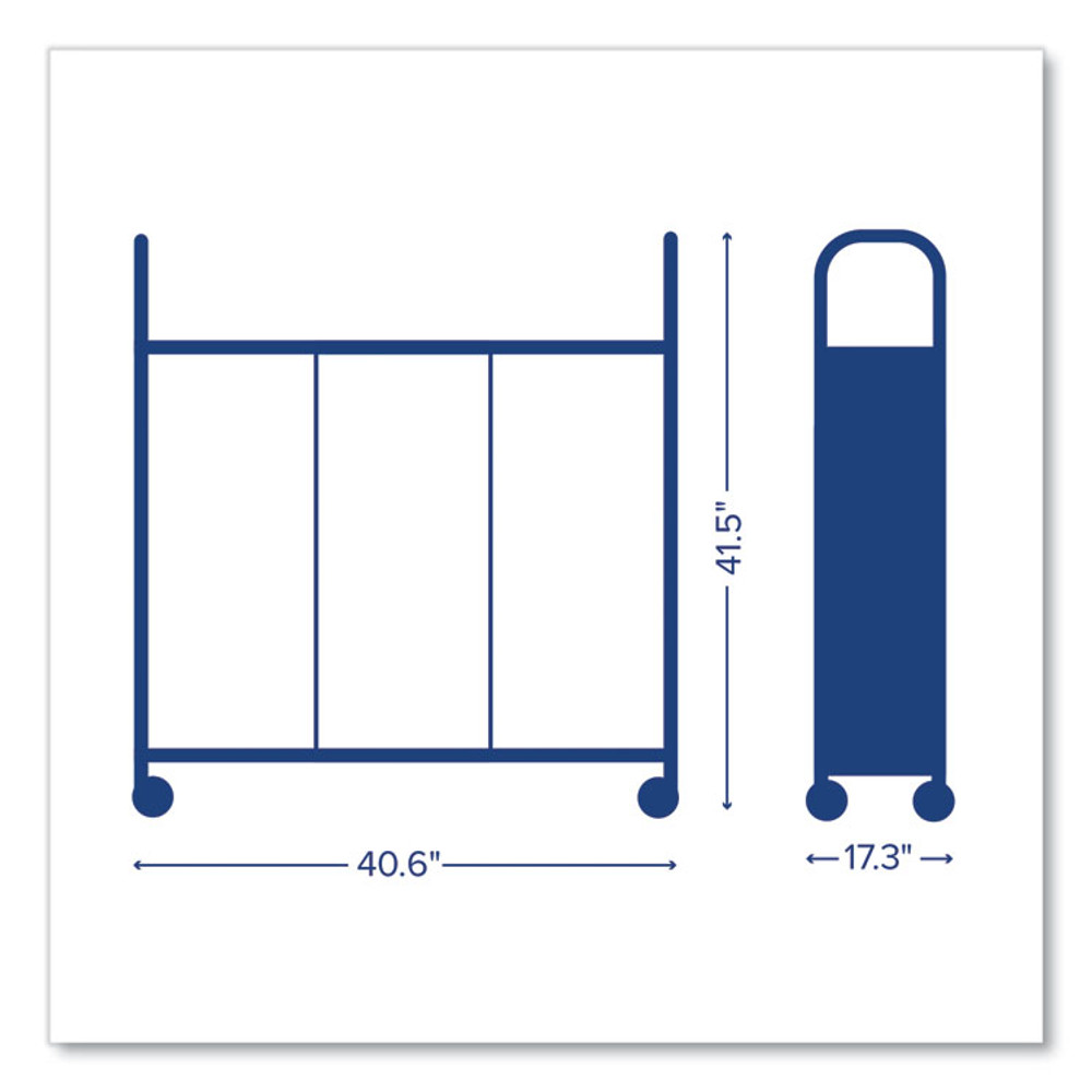 GRATNELLS USA, LLC SSET214410 Callero Plus Treble Column Trolley Set 17, Metal, 1 Shelf, 16 F1 Bins, 4 F2 Bins, 40.6" x 17.3" x 41.5", Silver/Grass Green