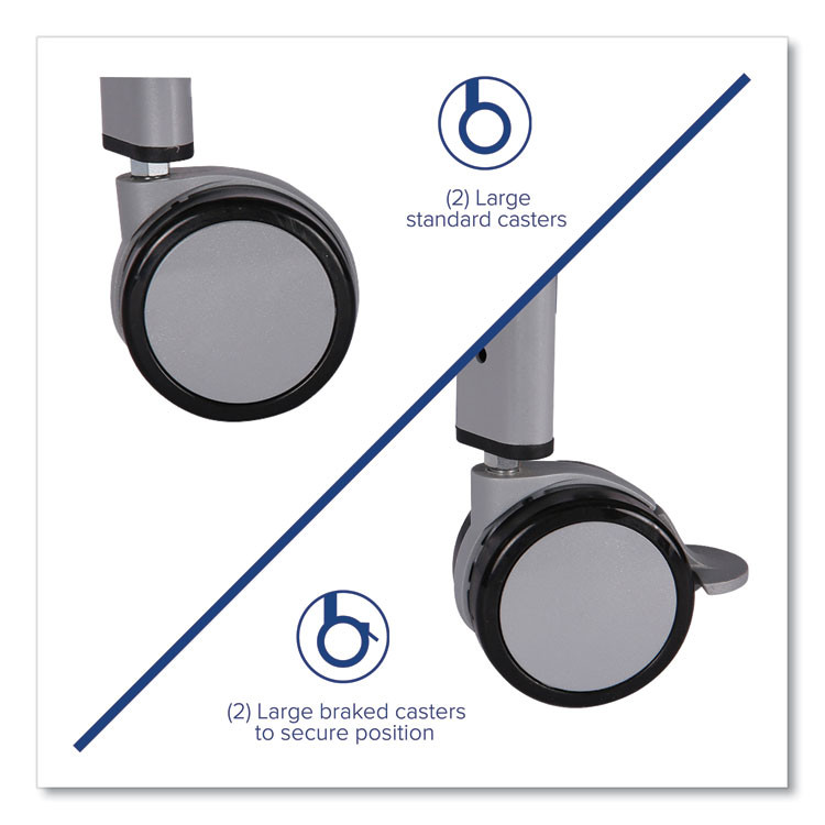 GRATNELLS USA, LLC SSET214420 Callero Plus Treble Column Trolley Set 17, Metal, 1 Shelf, 16 F1 Bins, 4 F2 Bins, 40.6" x 17.3" x 41.5", Silver/Trans Frost