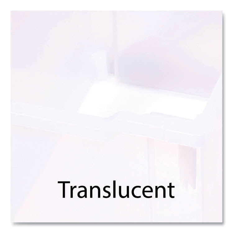 GRATNELLS USA, LLC SSET214420 Callero Plus Treble Column Trolley Set 17, Metal, 1 Shelf, 16 F1 Bins, 4 F2 Bins, 40.6" x 17.3" x 41.5", Silver/Trans Frost