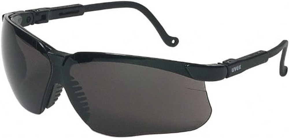 Uvex S3212HS Safety Glass: Anti-Fog & Scratch-Resistant, Polycarbonate, Dark Gray Lenses, Full-Framed, UV Protection
