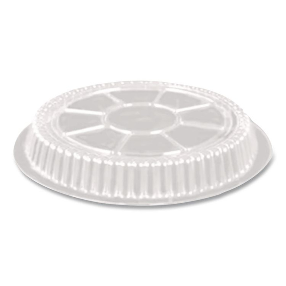 HFA INC 2046DL Plastic Dome Lids, Fits Round Pan 2046, 9" Diameter x 0.88" h, Clear, 500/Carton