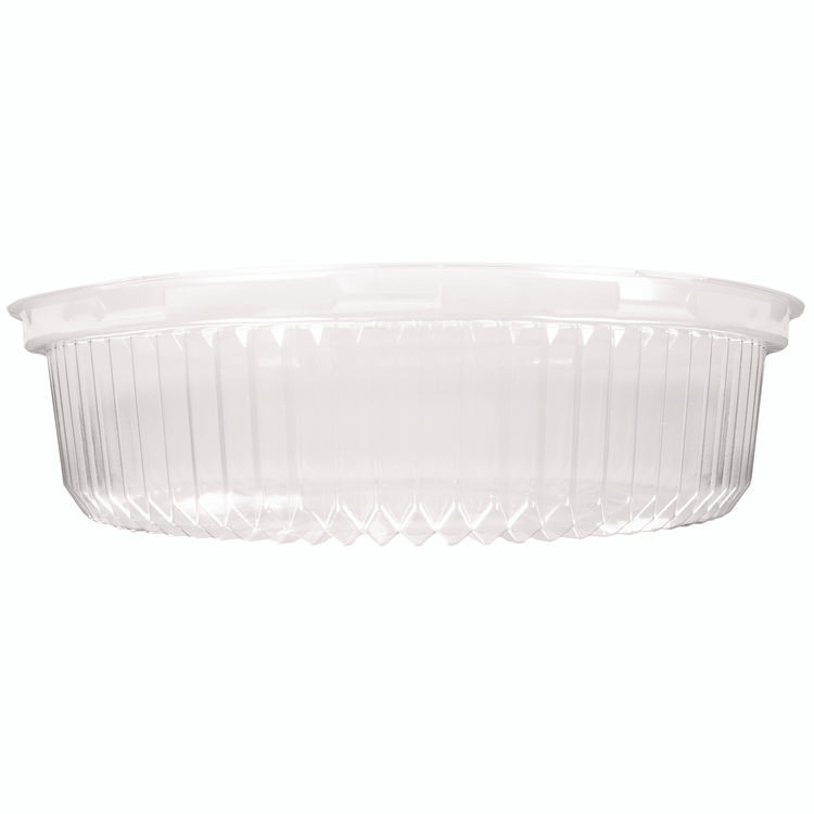 HFA INC 4012DL Plastic Dome Lids, Embossed, Fits 4012/4013, 12" Diameter, Clear, 25/Carton
