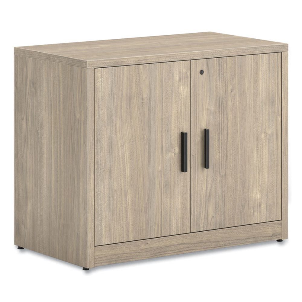 HON COMPANY 105291LKI1 10500 Series Storage Cabinet with Doors, Two Shelves, 36" x 20" x 29.5", Kingswood Walnut