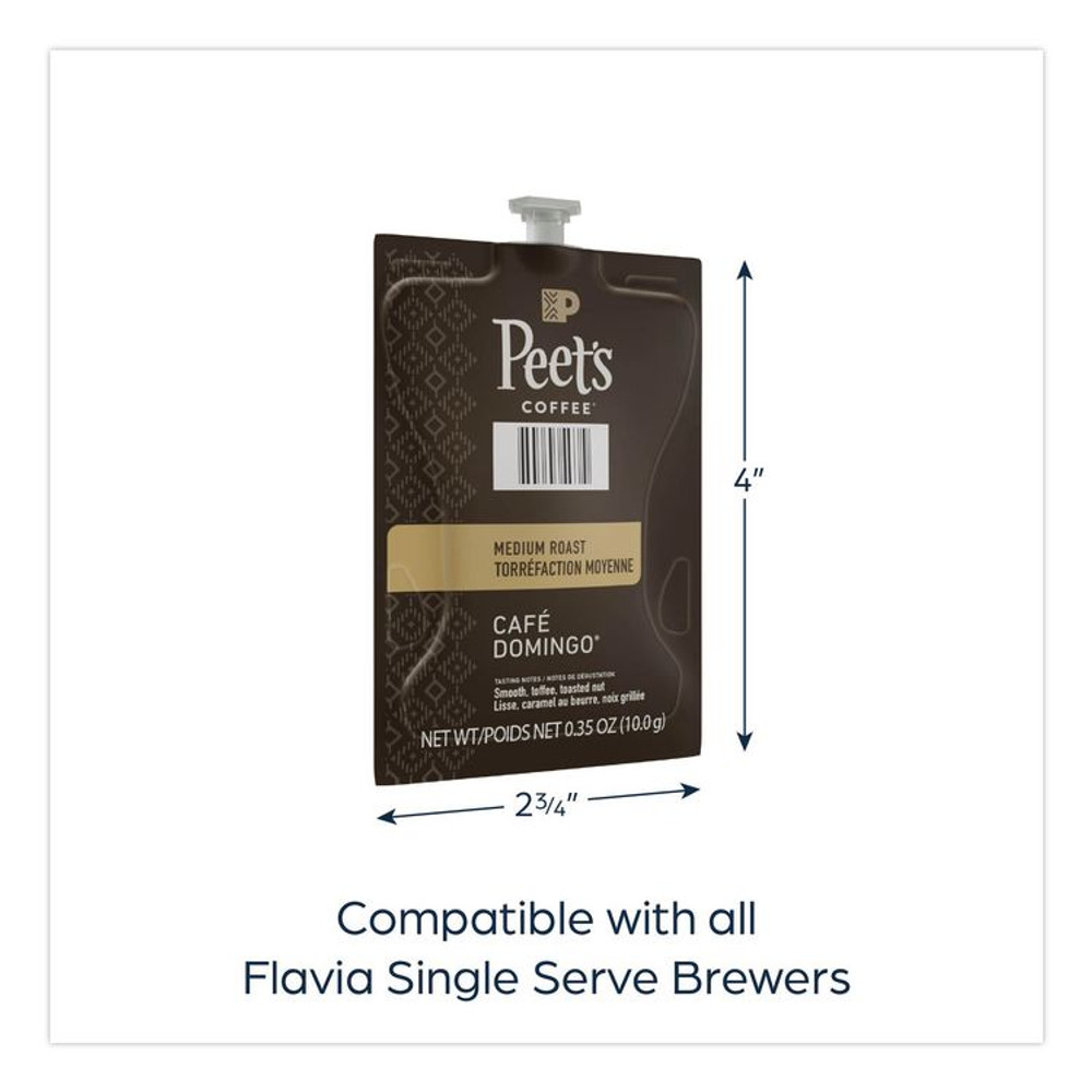 LAVAZZA FLAVIA® 48035 Peet's Coffee Cafe Domingo Freshpack, 76/Carton