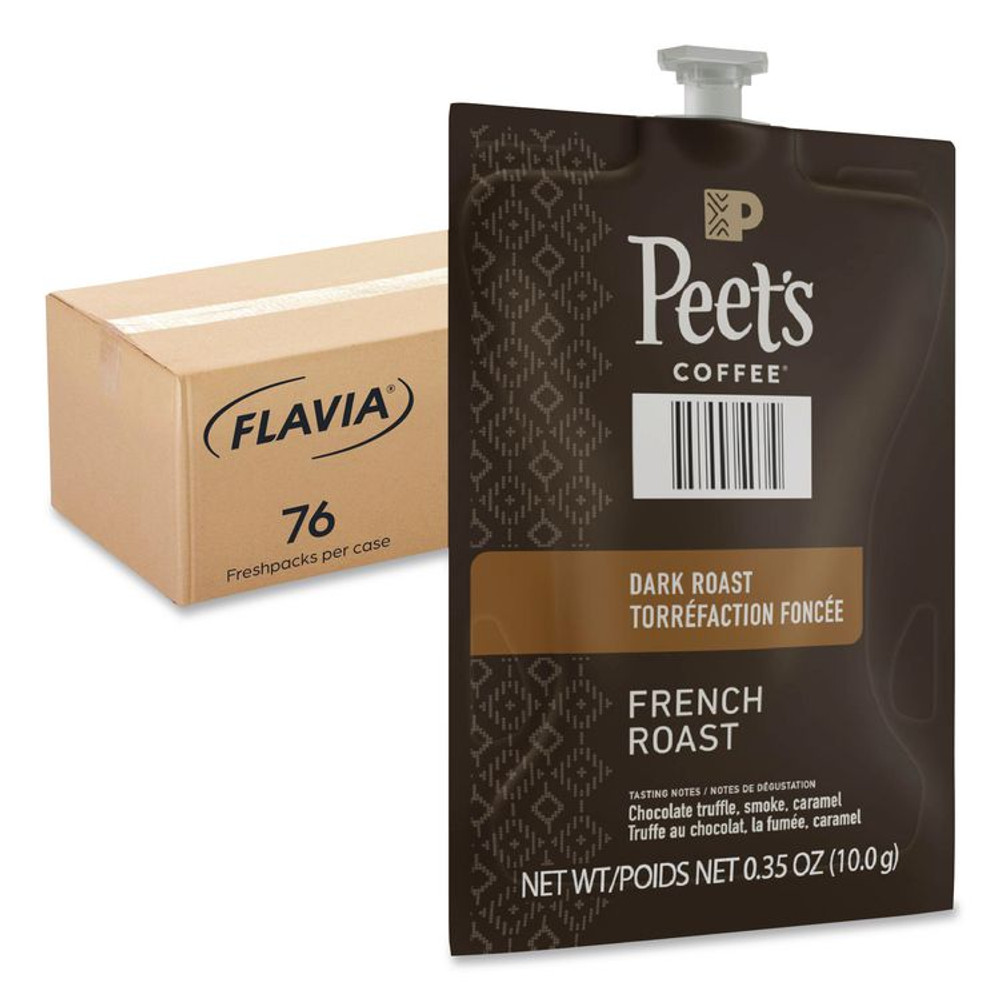 LAVAZZA FLAVIA® 48036 Peet's French Roast Coffee Freshpack, 76/Carton