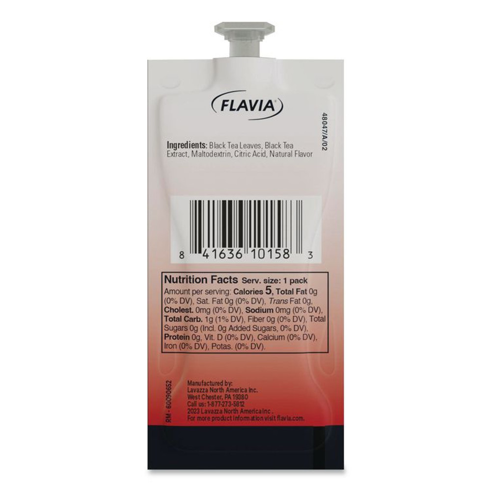LAVAZZA FLAVIA® 48047 The Bright Tea Co. Unsweetened Iced Black Tea Freshpack, 100/Carton