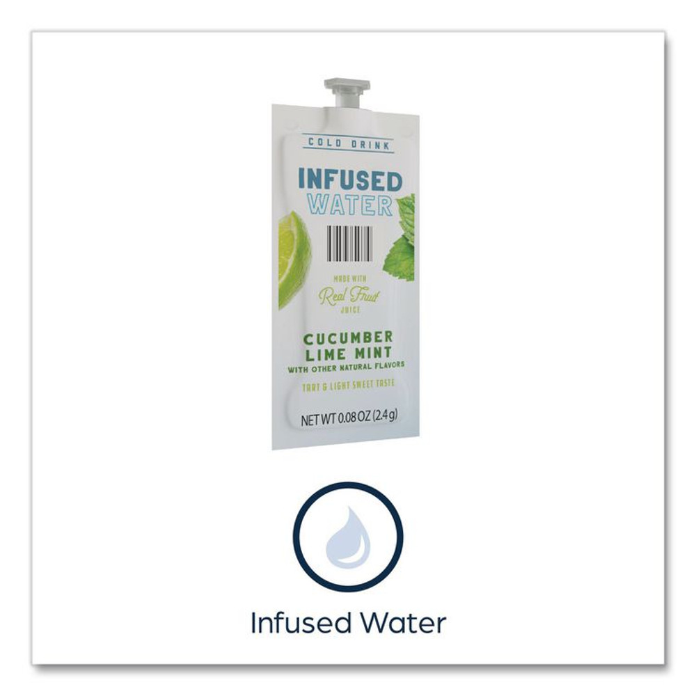 LAVAZZA FLAVIA® 48051 Cucumber Lime Mint Infused Water Freshpack, 100/Carton