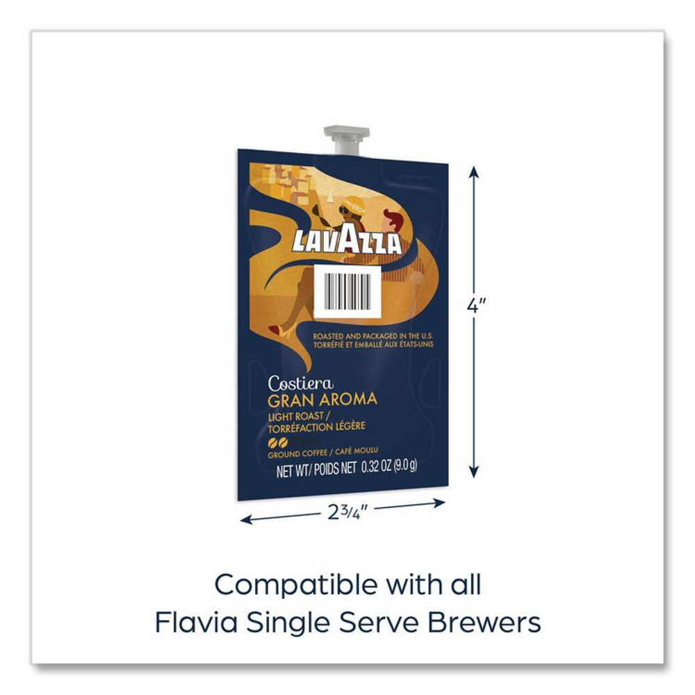 LAVAZZA FLAVIA® 48087 Gran Aroma Coffee Freshpack, 76/Carton