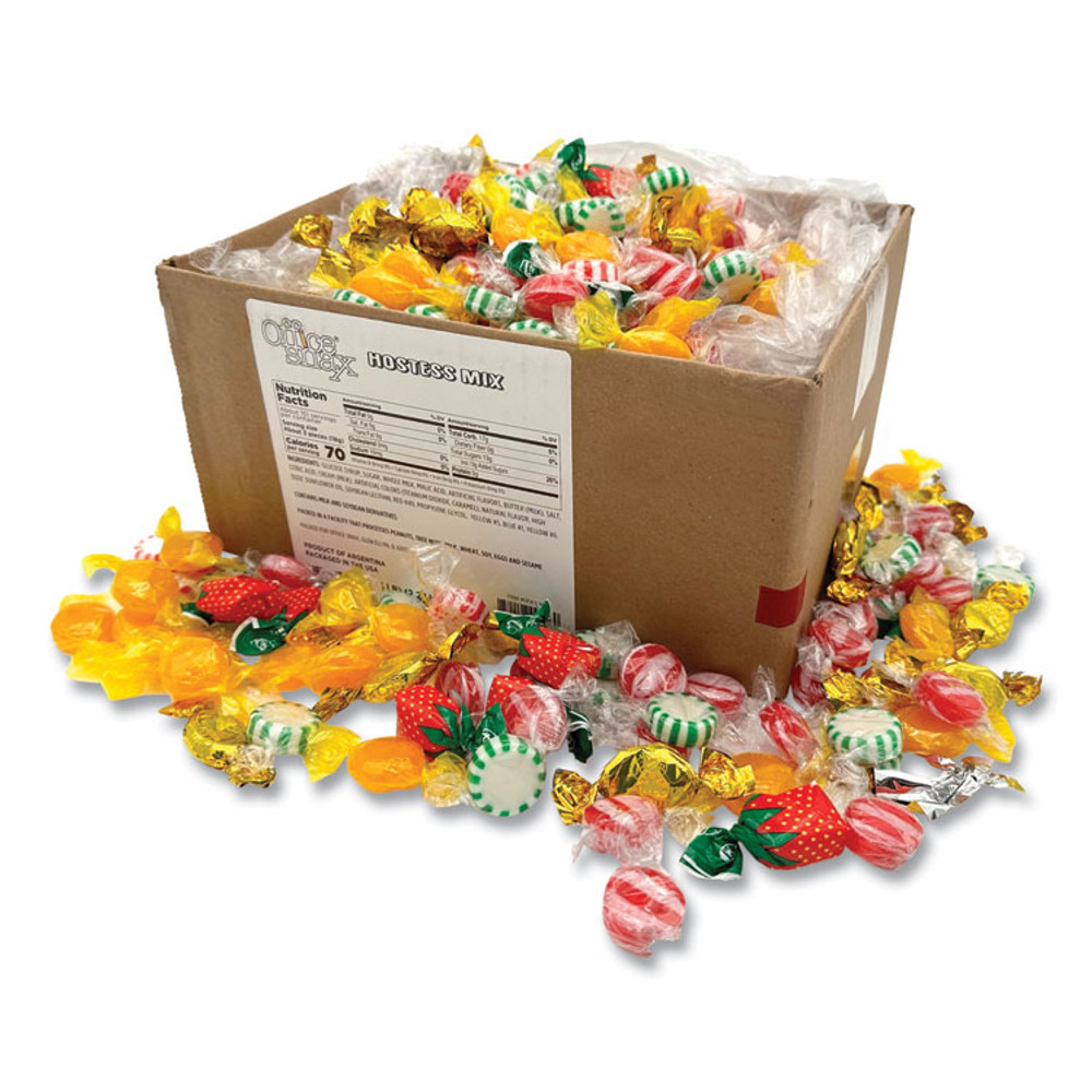 TOOTSIE ROLL INDUSTRIES Office Snax® 00616 Individually Wrapped Candy Assortments, Assorted Flavors, 5 lb Box