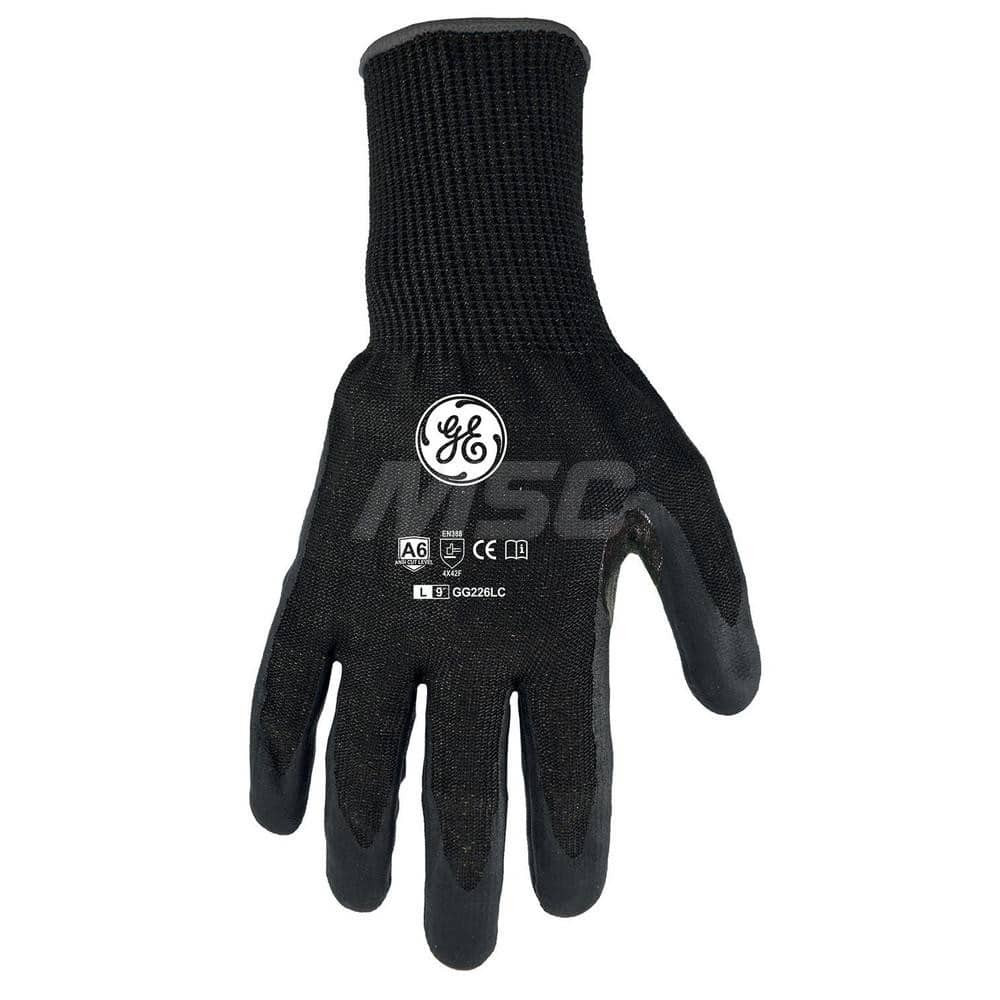 General Electric GG226LC Cut, Puncture & Abrasive-Resistant Gloves: Size Universal, ANSI Cut A6, ANSI Puncture 2, Nitrile