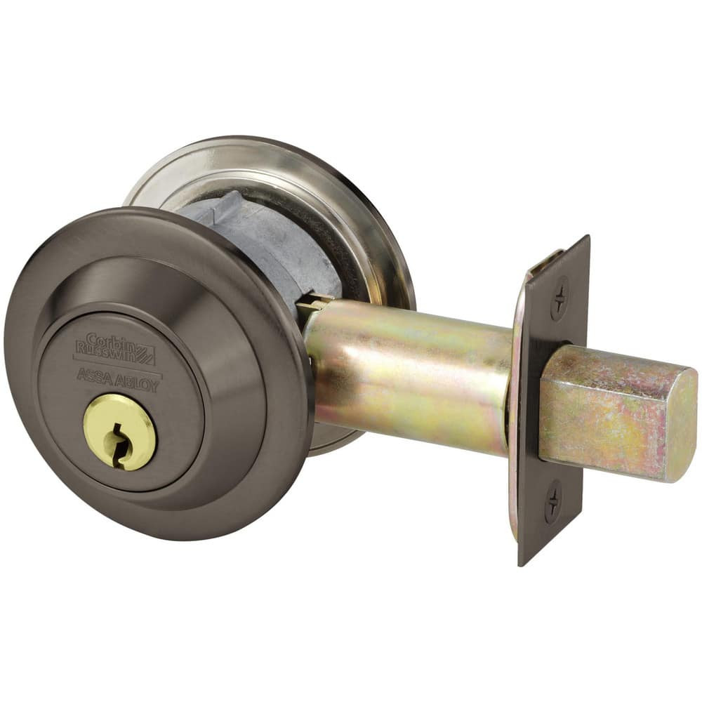 Corbin Russwin DL3011-613 Deadbolts; Deadbolt Type: Deadbolt ; Lock Type: Single Cylinder ; Key Type: Keyed Different ; Mount Type: Through Hole ; Material: Steel ; Minimum Door Thickness: 1.75in