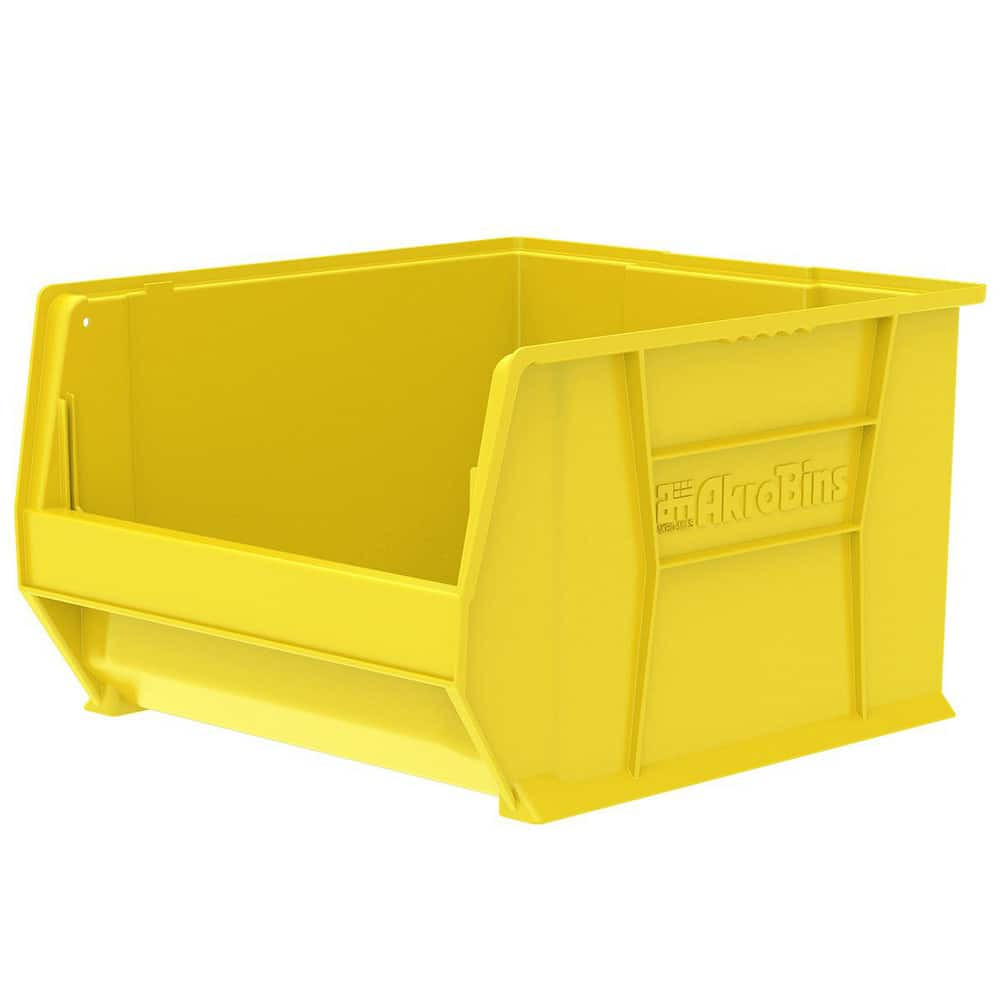 Akro-Mils 30283YELLOW Plastic Hopper Stacking Bin: Yellow