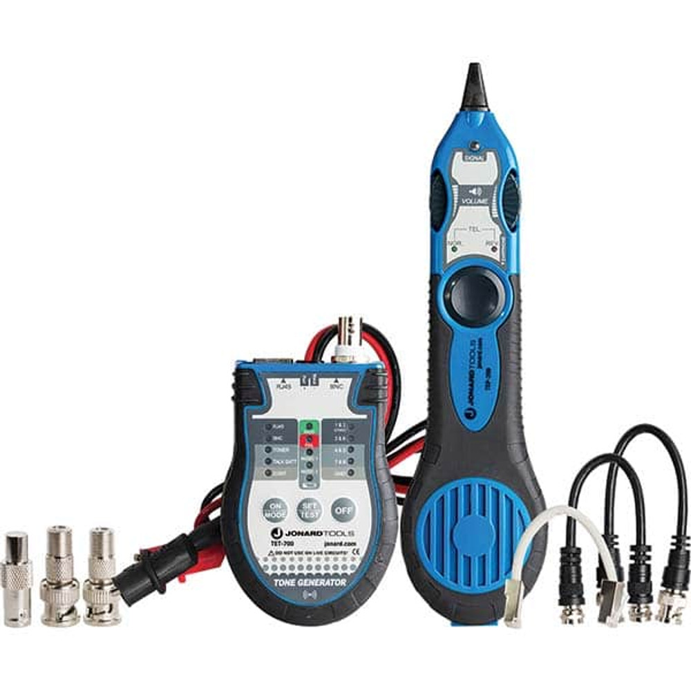 Jonard Tools TETP-901 Cable Testers; Cable Type: Modular Cable ; Display Type: No Screen ; Connector Type: Clips; BNC; F-Type; RJ45