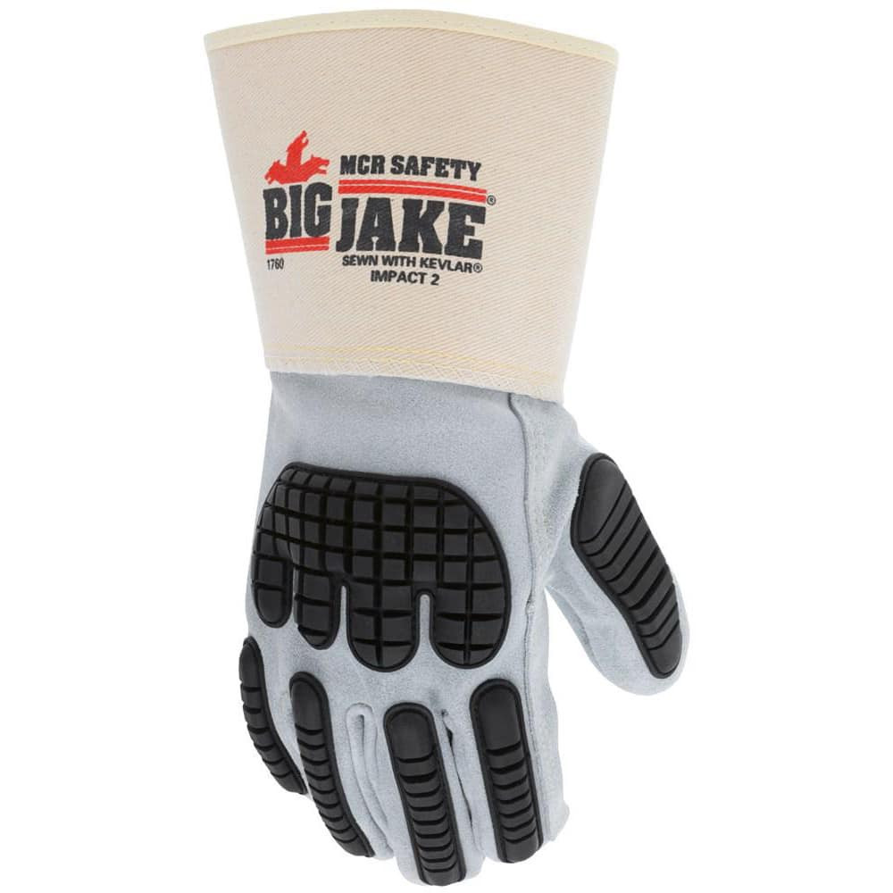 MCR Safety 1760XL Gloves: Size XL, Cowhide
