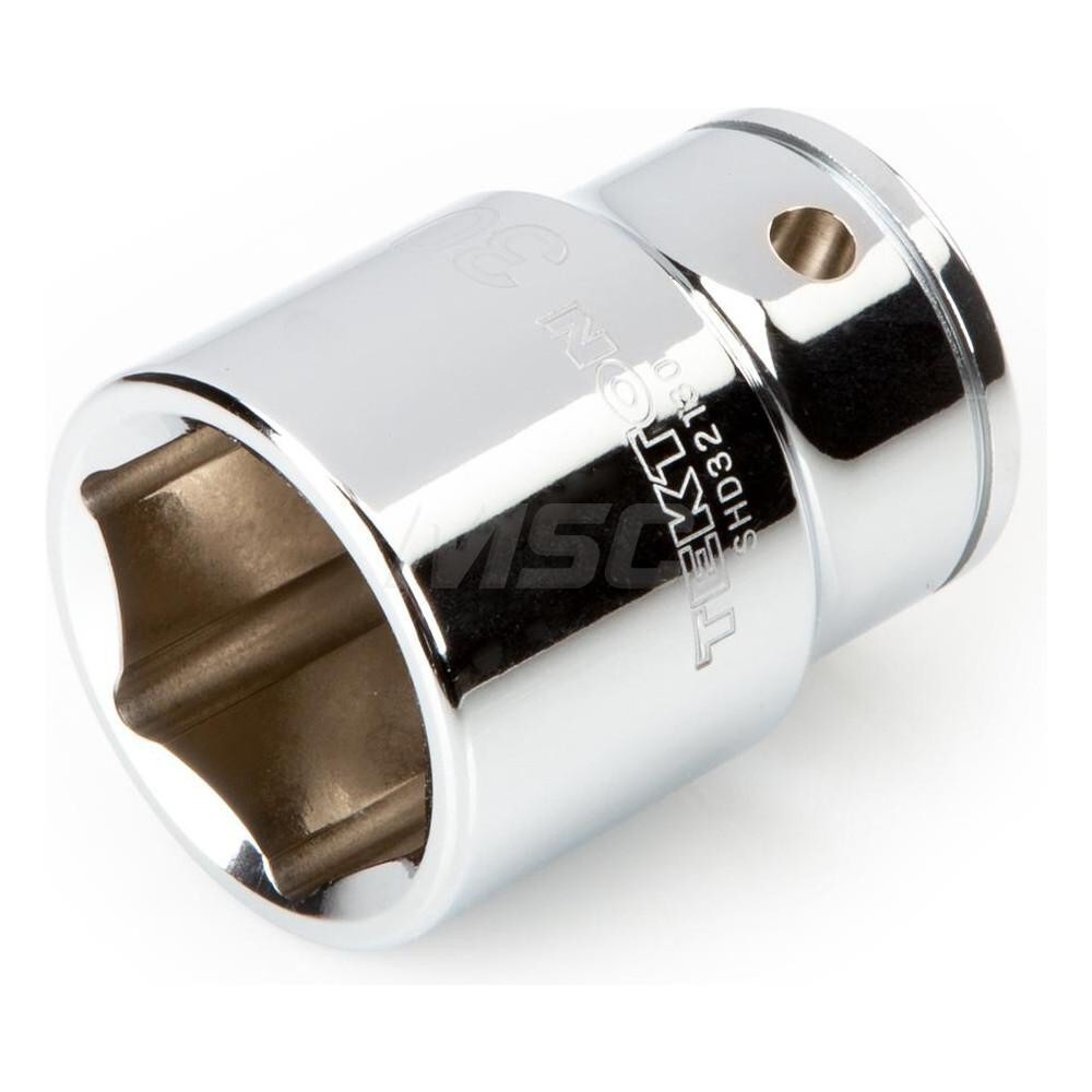 Tekton SHD32130 Hand Socket: 3/4" Drive, 30 mm Socket, 6-Point