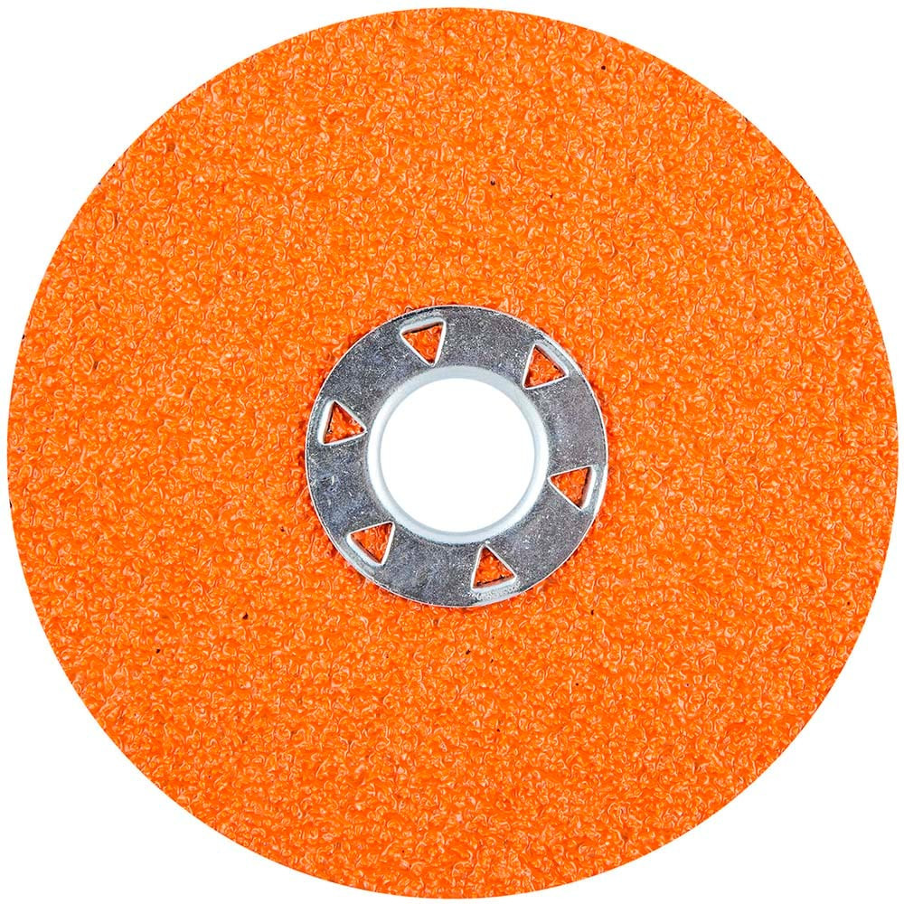 Norton 69957370205 Fiber Disc: 4-1/2" Disc Dia, 5/8" Hole, 36 Grit, Ceramic Alumina