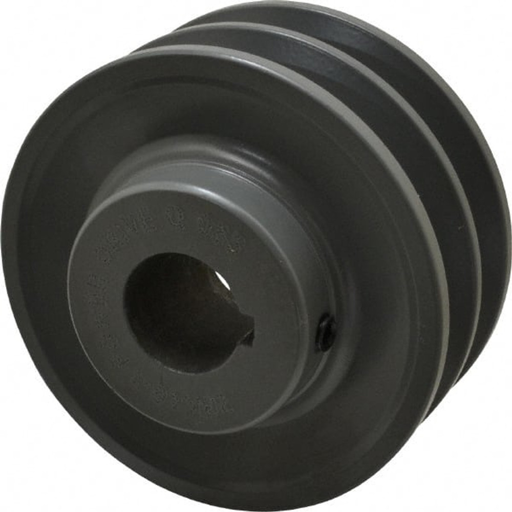 Value Collection 2BK40-1 1" Bore Diam, 3.95" OD, Finished Bore Two Groove Sheave