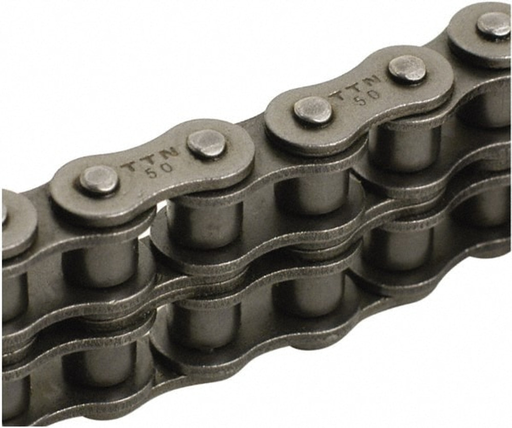 Tritan 12B-2 10FT Roller Chain: 3/4" Pitch, 12B Trade, 10' Long, 2 Strand