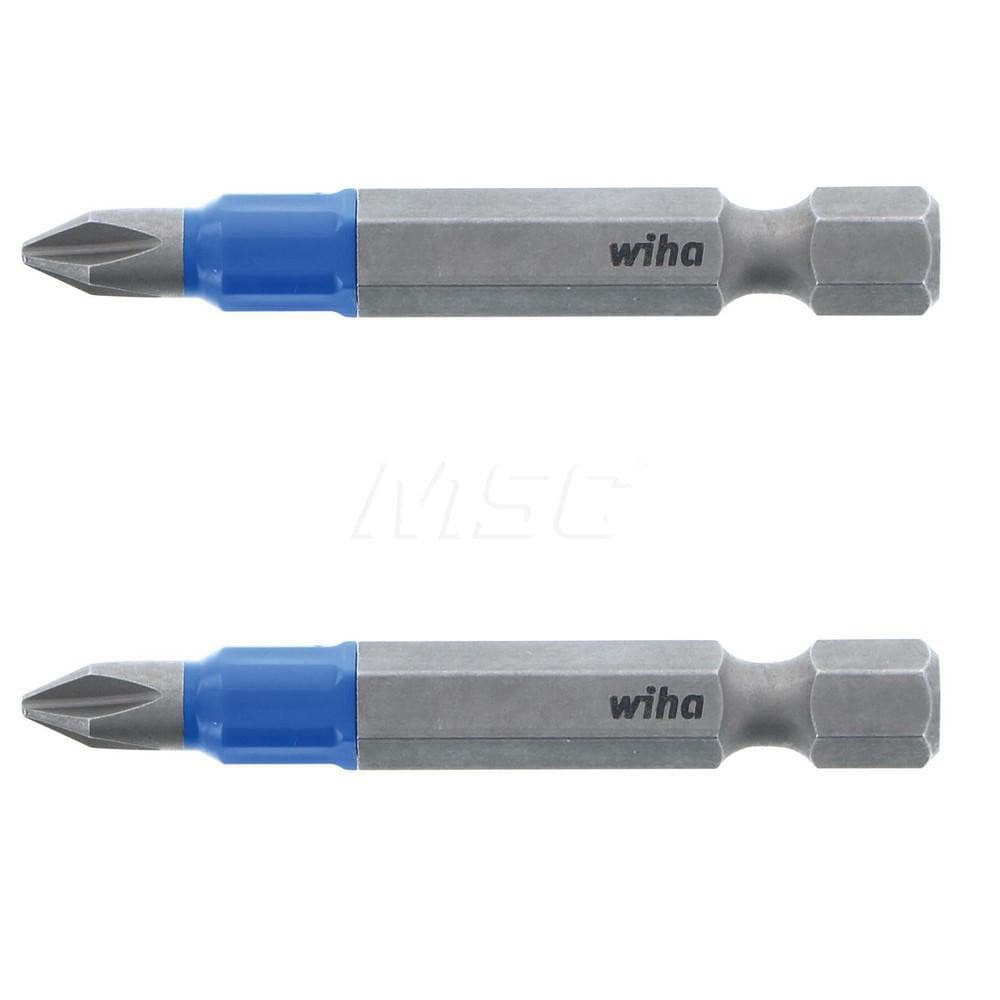 Wiha 70201 Power Screwdriver Bit: #1 Phillips, 1/4" Hex Drive