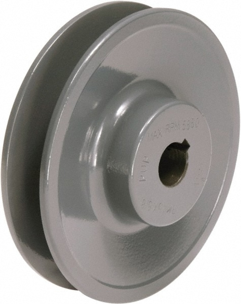 TB Wood's BK3278 7/8" Bore Diam, 3.35" OD, Finished Bore Single Groove Sheave