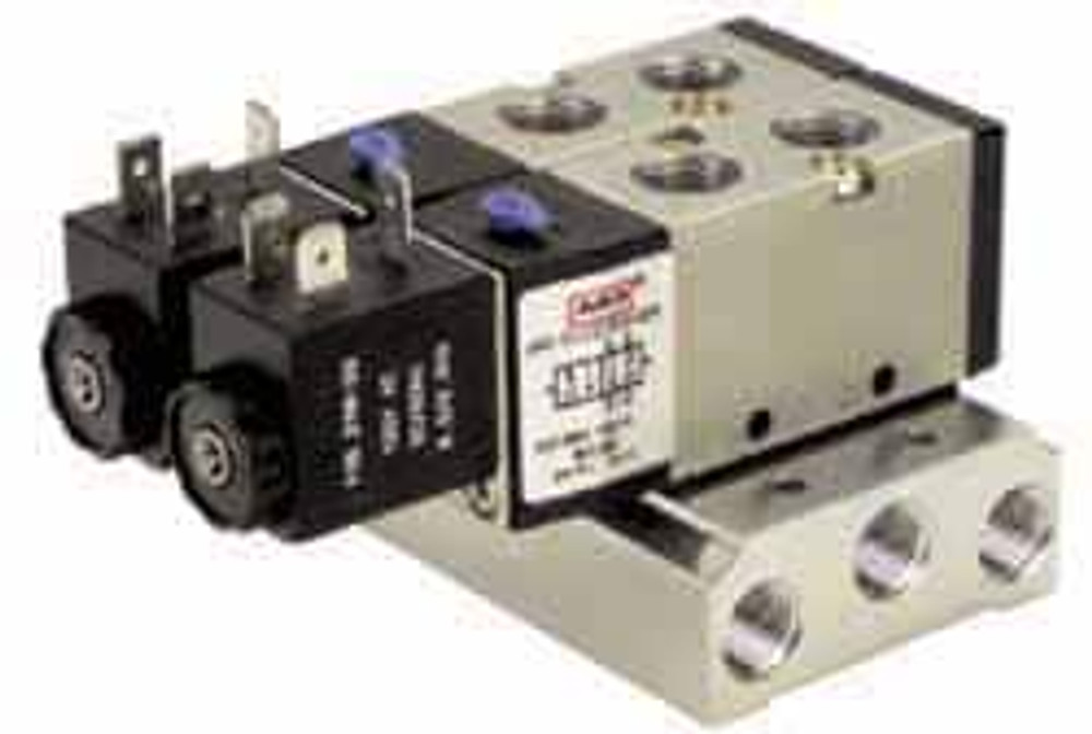 ARO/Ingersoll-Rand M312SD-012-D Stacking Solenoid Valve: Solenoid, 3 Position, Solenoid Return