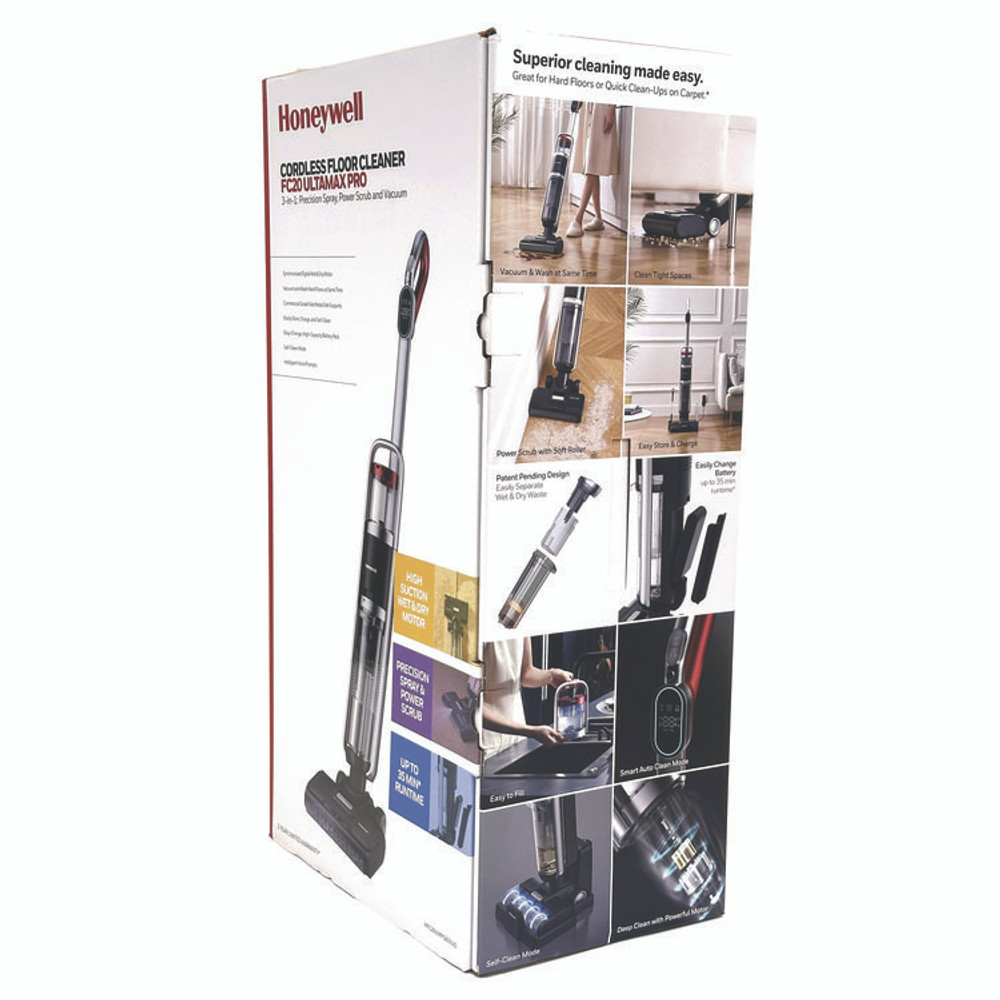 HONEYWELL ENVIRONMENTAL HFC20UMPGE01 Ultamax Elite FC20 Cordless Floor Cleaner, 13.5" Cleaning Path, Graphite