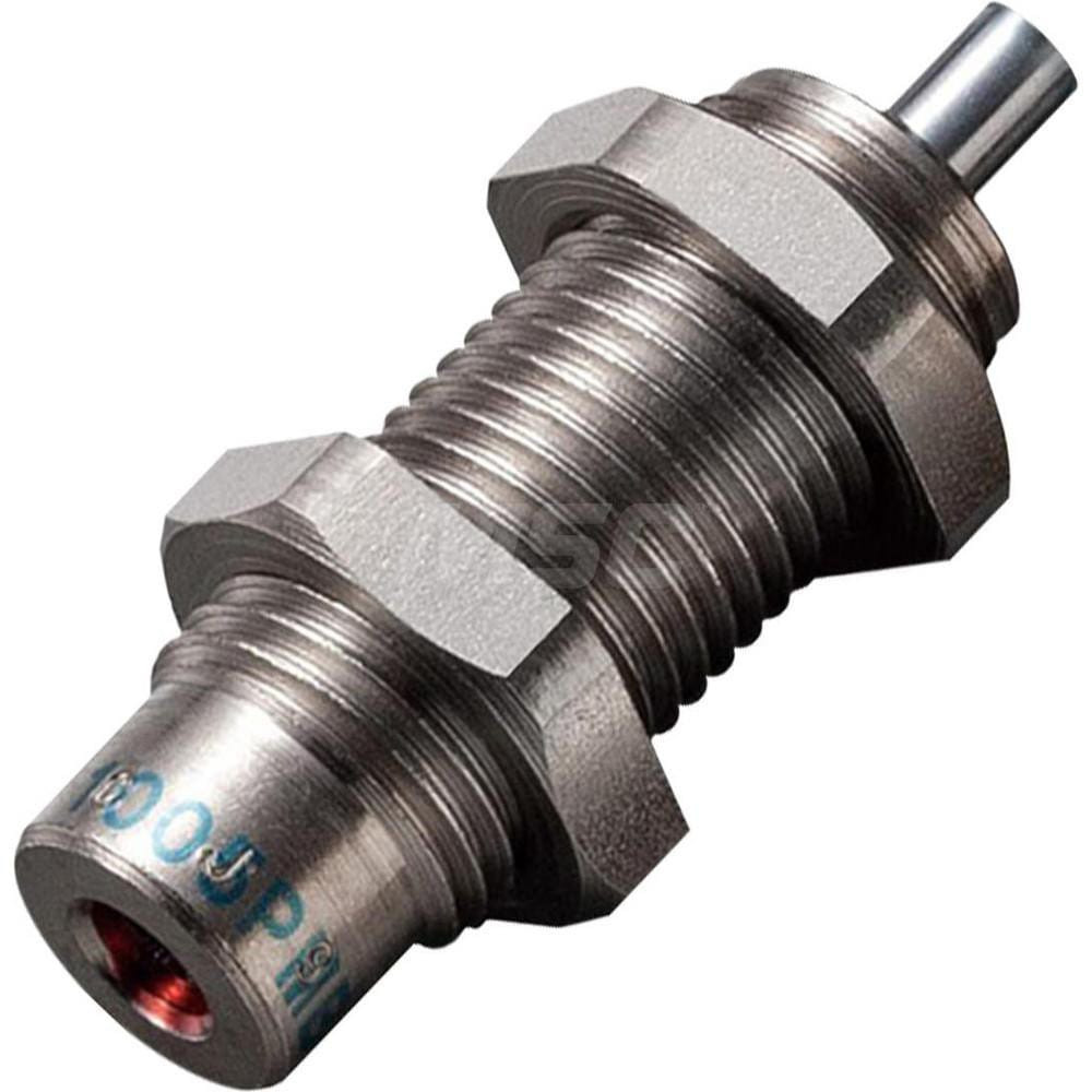 Bansbach, EasyLift FA-1005PMB2-S Standard-Duty Shock Absorber: 3 mm Rod Dia, 15 mm OD, 5 mm Stroke, M10 x 1 Thread