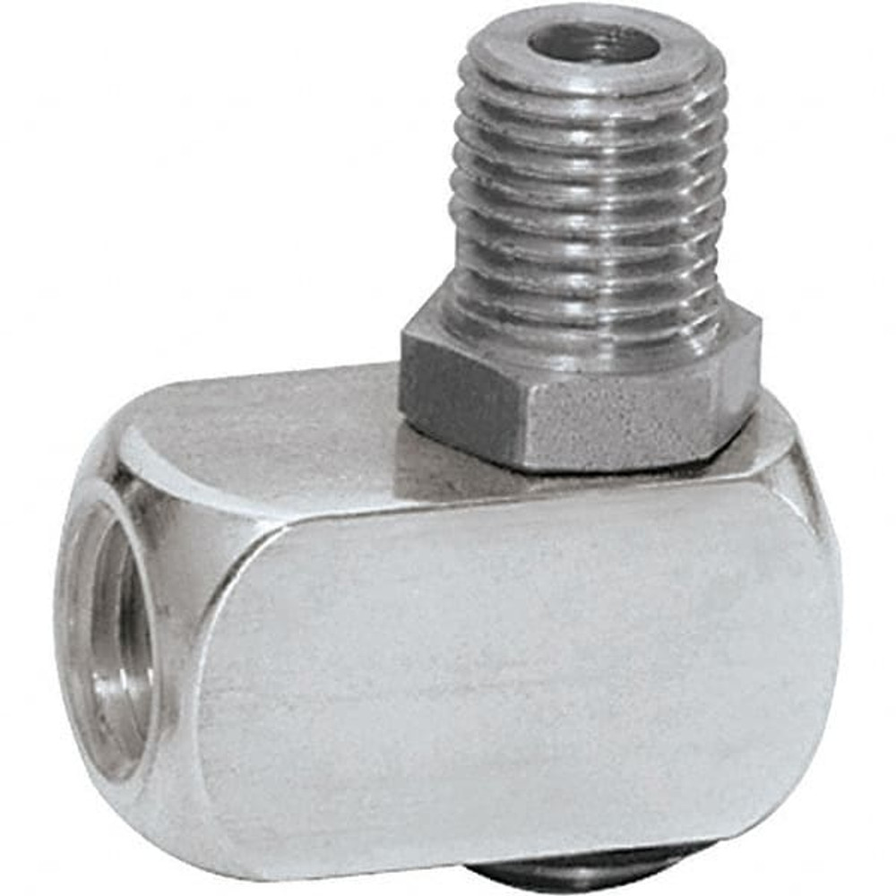 Dynabrade 95590 Pneumatic Single Pivot Fitting: 1/4" Male NPT, Universal Interchange