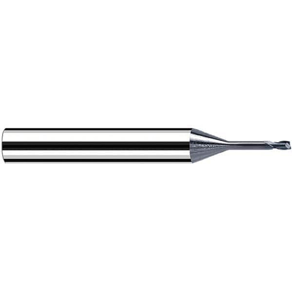 Fraisa X6504160 Square End Mill: 2.50 mm Dia, 2.50 mm LOC, 2 Flute, Solid Carbide