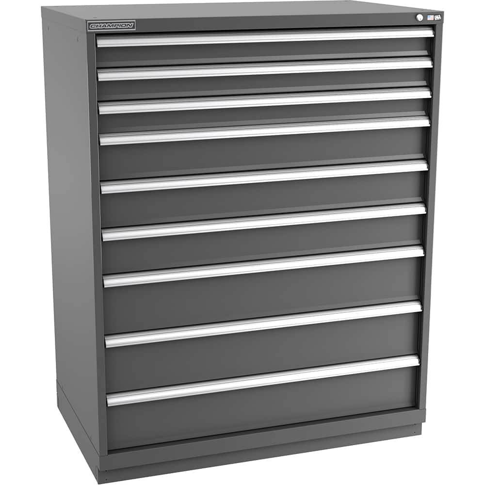 Champion Tool Storage E27000901ILC-DG Storage Cabinet: 47" Wide, 28-1/2" Deep, 59-1/2" High