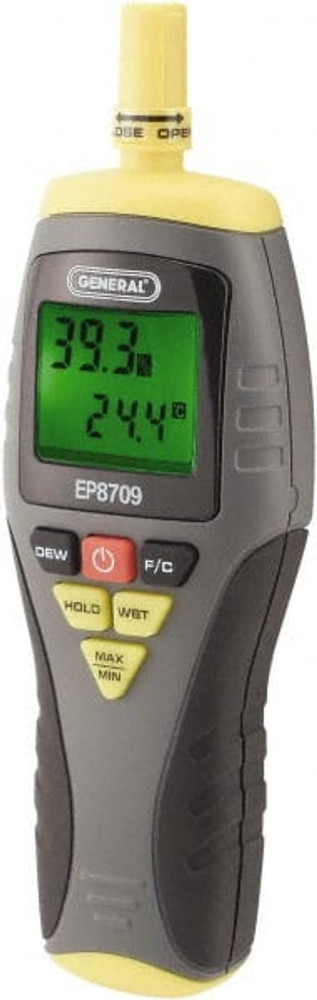 General EP8709 14 to 122°F, 0 to 99.9% Humidity Range, Thermo-Hygrometer