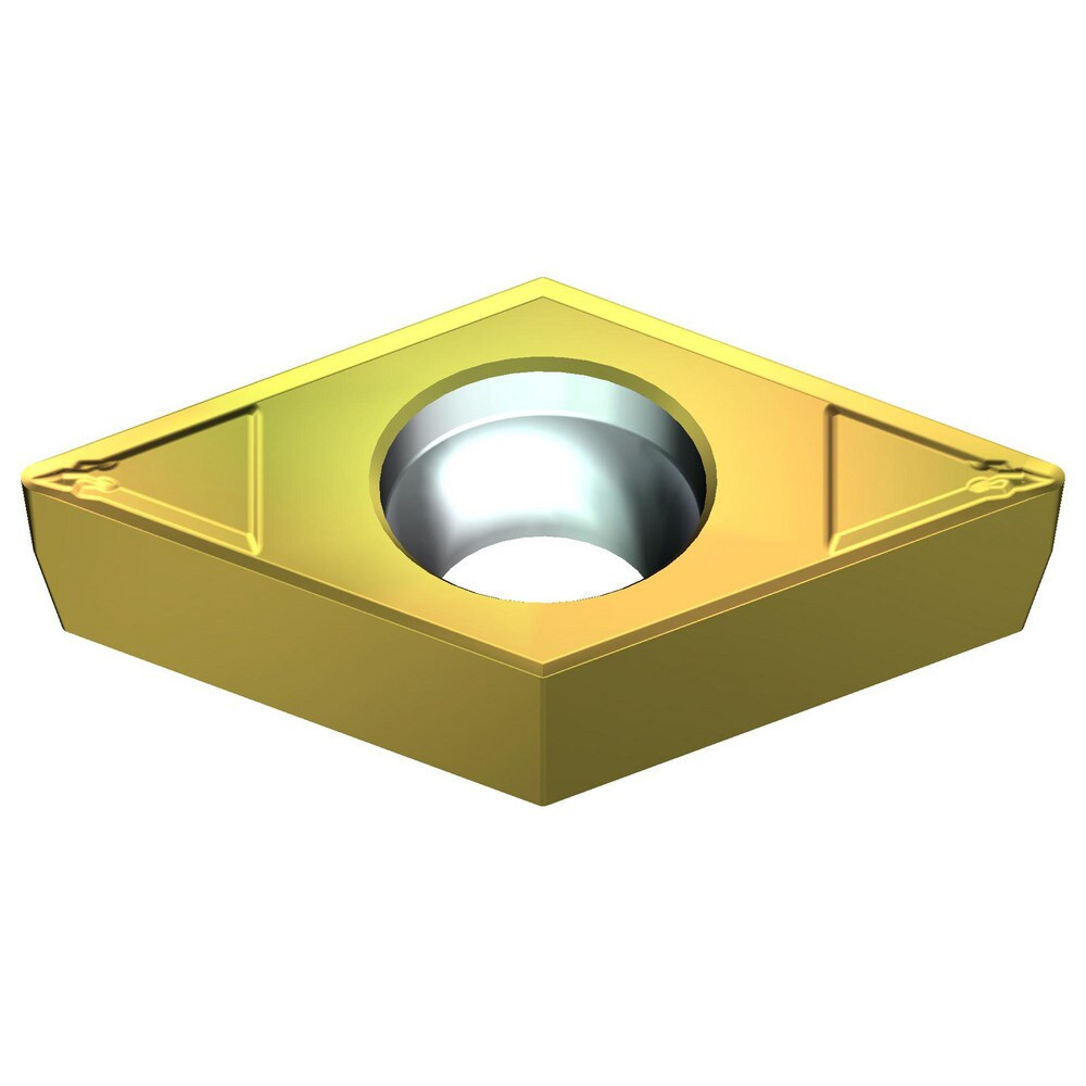 Sumitomo 19U5CLG Turning Inserts; Insert Style: DCMT ; Insert Size Code: 21.52 ; Insert Shape: Diamond ; Included Angle: 55.0 ; Inscribed Circle (Decimal Inch): 0.2500 ; Corner Radius (Decimal Inch): 0.0315