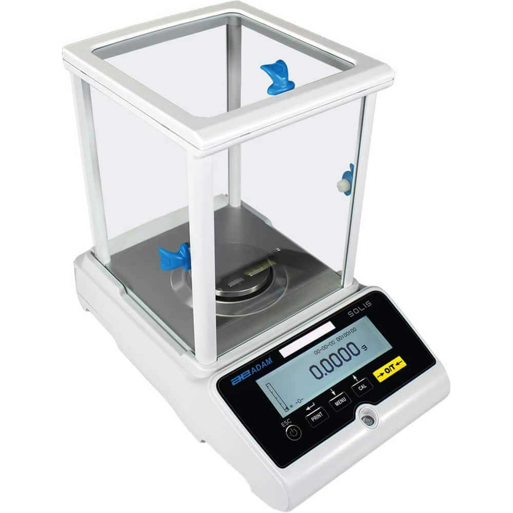 ADAM Equipment SAB 125I Balance Scale: 120 g Capacity, Digital LCD Display, Internal Calibration