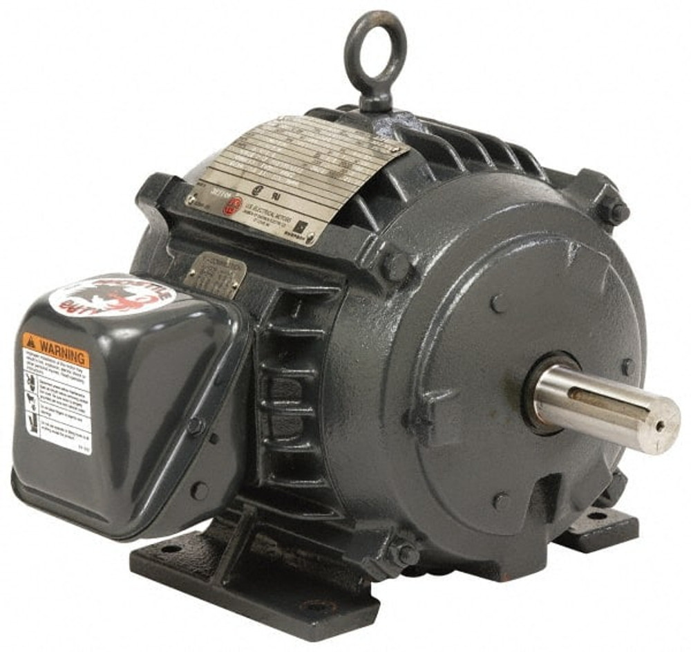 US Motors HVW25E3H Three Phase Energy Efficient AC Motor: TEFC Enclosure