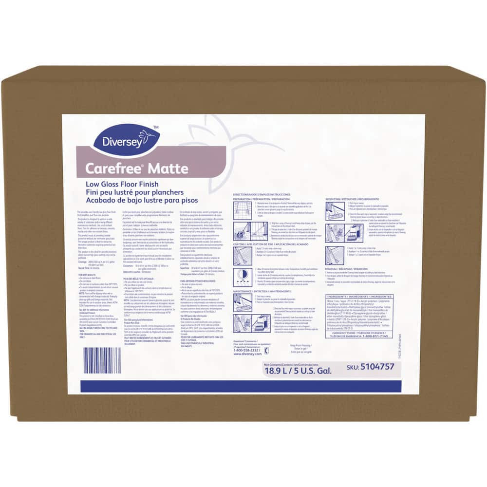 Diversey DVS5104757 Floor Cleaners, Strippers & Sealers; Product Type: Floor Finisher ; Container Type: Box ; Container Size (Gal.): 5.00