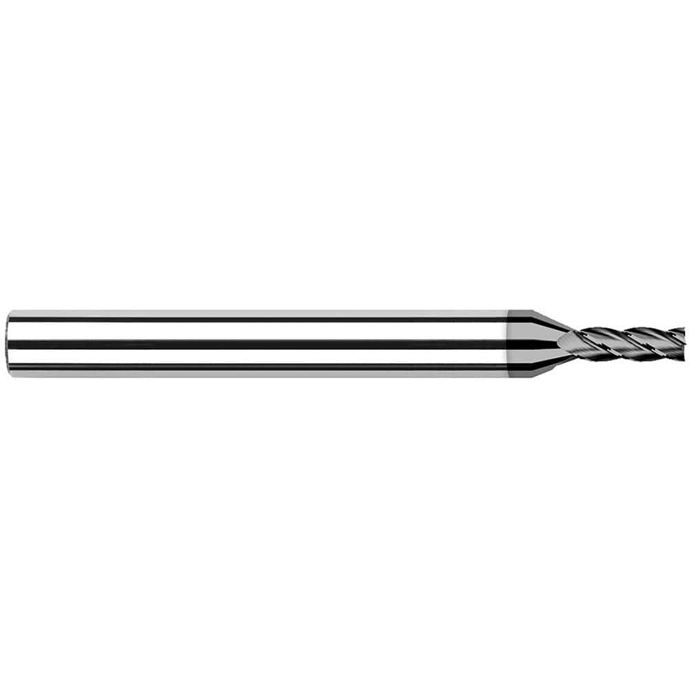 Harvey Tool 995810 Square End Mill: 5/32'' Dia, 15/32'' LOC, 3/16'' Shank Dia, 2'' OAL, 4 Flutes, Solid Carbide