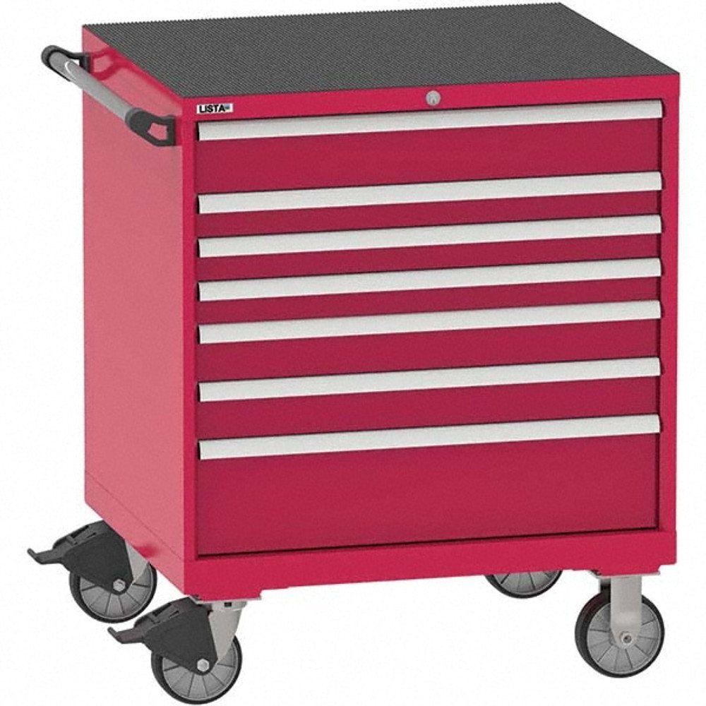 LISTA TSEW750-0722-NR Steel Tool Roller Cabinet: 7 Drawers